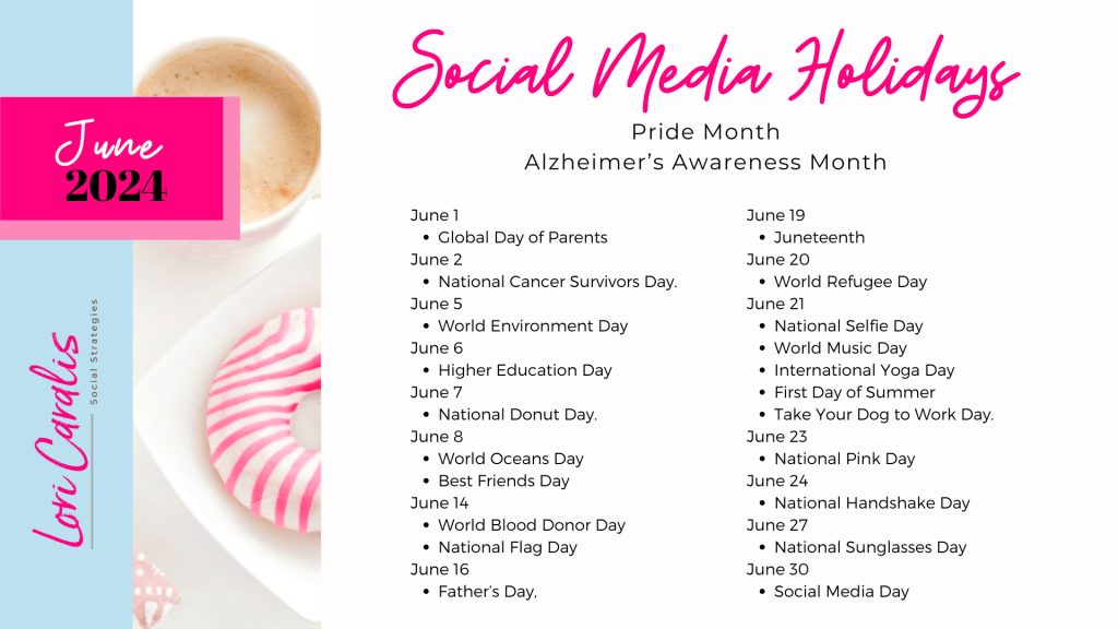 June Social Media Holidays